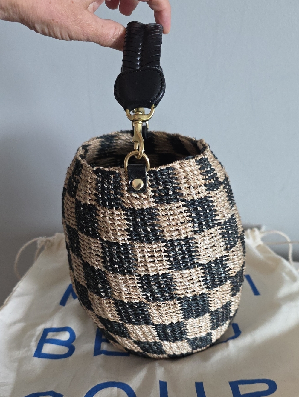 Clare V. Pot De Miel Checkered Bag - Picture 4 of 10